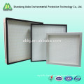 H13 H14 99.997%Mini Pleat HEPA Filter For Pharmaceutical